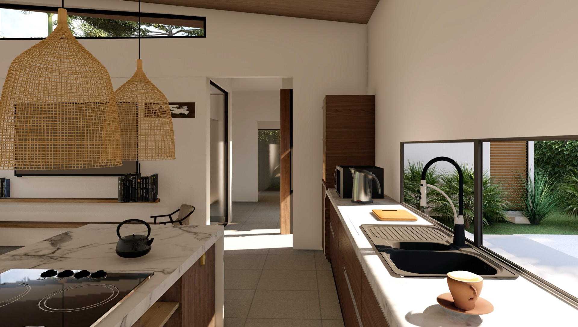 Render de la cocina